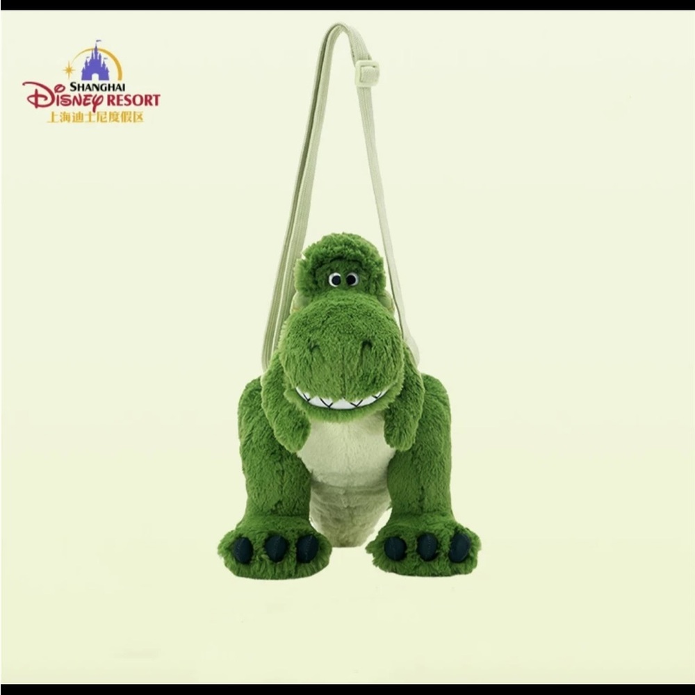 Disney authentic Toy story rex shoulder bag shanghai disneyland exclusive NWT
